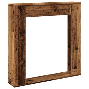 vidaXL Takan ymp&auml;rys vanha puu 100x20x100 cm tekninen puu