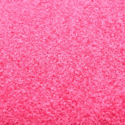 vidaXL Ovimatto pestävä pinkki 60x180 cm