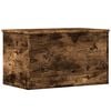 vidaXL S&auml;ilytyslaatikko savutammi 60x35x35 cm tekninen puu