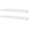 vidaXL Seinähyllyt 4 kpl 80 cm valkoinen