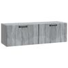 vidaXL Sein&auml;lle asennettava TV-kaappi Harmaa sonoma 98 x 31 x 30 cm