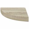 vidaXL Kelluvat kulmahyllyt 4 kpl tammi 25x25x3,8 cm MDF