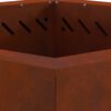 vidaXL Savuuttomat nuotio Ruskea 38 x 38 x 51 cm Kulunut Ter&auml;s