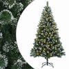 vidaXL Tekojoulukuusi 120 cm 150 LEDi&auml; L&auml;mpim&auml;n Valkoinen