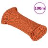 vidaXL Venek&ouml;ysi oranssi 5 mm 100 m polypropeeni