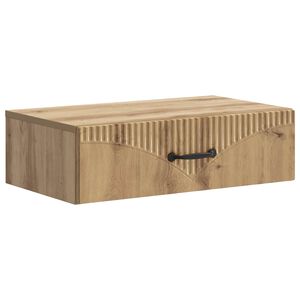 vidaXL Sein&auml;lle Asennettava Sivup&ouml;yt&auml; 59 x 34,5 x 17 cm Tekninen puu