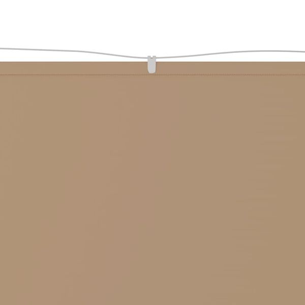 vidaXL Pystymarkiisi harmaanruskea 100x1200 cm Oxford kangas