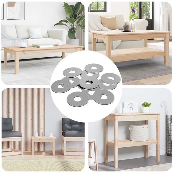 vidaXL Mutterit 9000 pcs Hopea Rauta