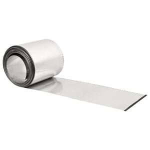 vidaxl Nurmireunus 5 m x 10 cm Galvanoitu ter&auml;s Hopea
