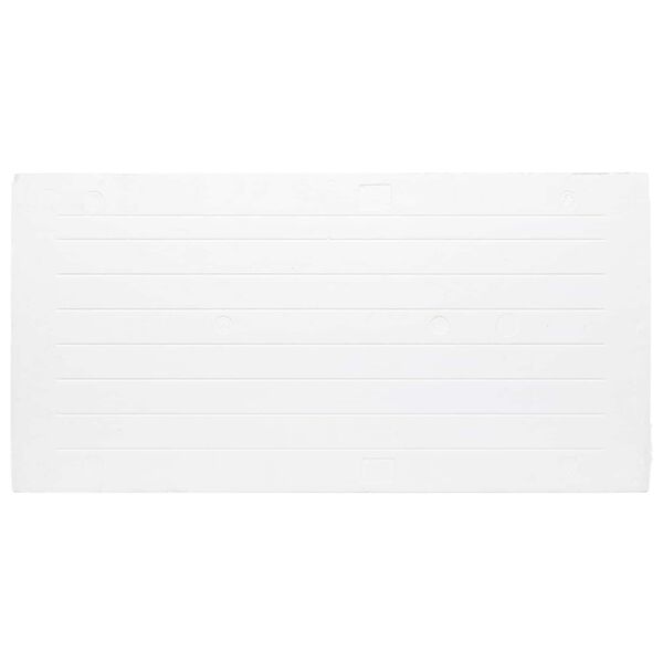 vidaXL Sein&auml;paneelit 10 pcs Punainen ja valkoinen 100 x 50 cm