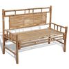 vidaXL Puutarhapenkki 120 cm bambu