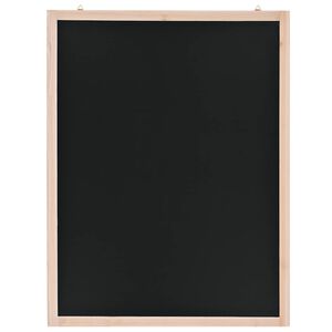 vidaXL Sein&auml;kiinnitett&auml;v&auml; liitutaulu setripuu 60x80 cm