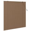 vidaXL Rullaverho verhoilla Ruskea 150 x 160 cm Bambu