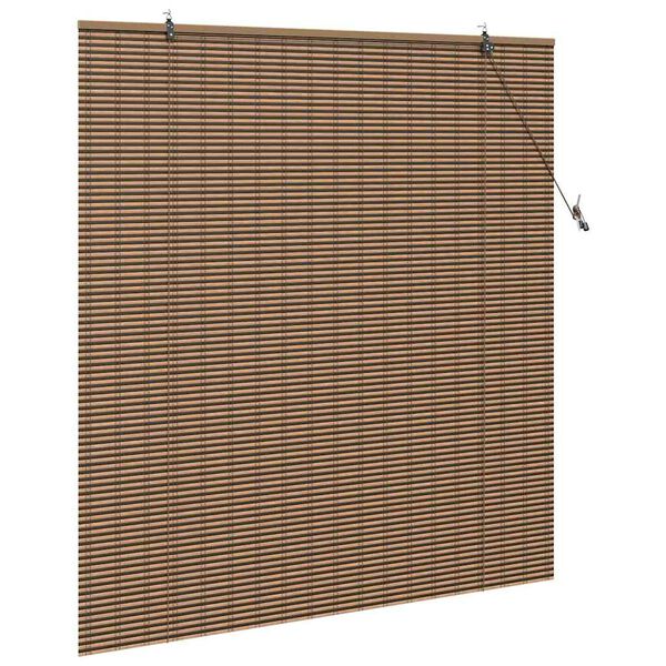 vidaXL Rullaverho verhoilla Ruskea 150 x 160 cm Bambu