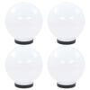vidaXL LED-pallovalaisimet 4 kpl 20 cm akryyli