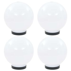 vidaXL LED-pallovalaisimet 4 kpl 20 cm akryyli