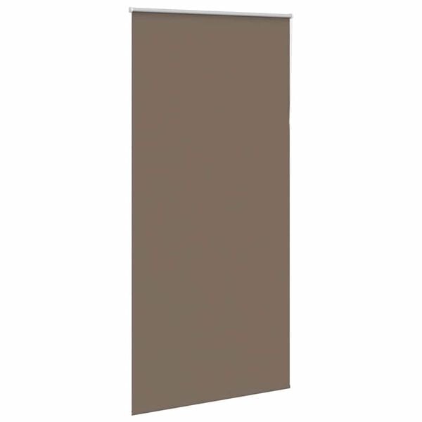 vidaXL Rullaverho Blackout kahvi 100x230 cm Kankaan leveys 95,7 cm