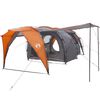 vidaXL Tunneliteltta Harmaa ja oranssi 562 x 265 x 216 cm