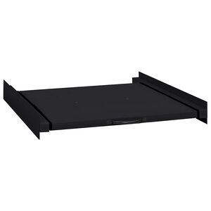 vidaXL Pyykinpesukoneen v&auml;likansi Musta 60 x 60 x 8 cm Ter&auml;s
