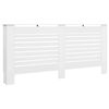 vidaXL L&auml;mp&ouml;patterin suoja MDF 172x19x81,5 cm valkoinen