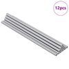 vidaXL Kierretty varsi 12 kpl Hopea 6 x 170 mm Ter&auml;s