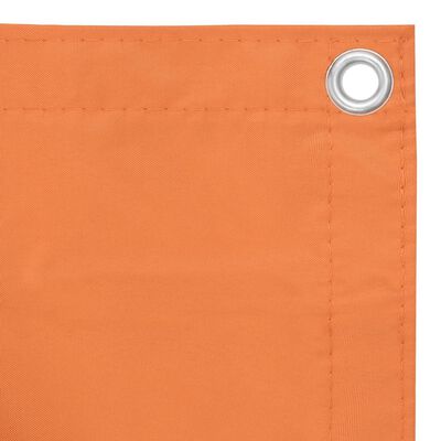 vidaXL Parvekkeen suoja oranssi 75x500 cm Oxford kangas