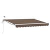 vidaXL S&auml;hk&ouml;k&auml;ytt&ouml;inen Vedett&auml;v&auml; Varjo Taupe 3,5 x 2 m