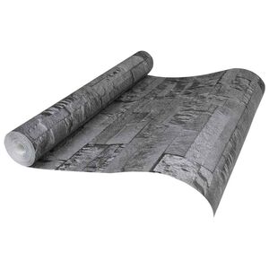 vidaXL 3D kivitapetti Musta 10 x 0,53 m Ei-kudottu kangas