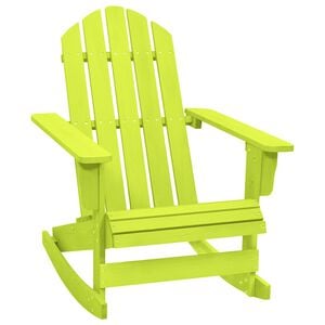 vidaXL Adirondack-puutarhan keinutuoli t&auml;ysi kuusi vihre&auml;