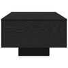 vidaXL Sohvapöytä Musta tammi. 100 x 49,5 x 31 cm Tekninen puu