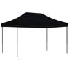 vidaXL Taitettava pop-up juhlateltta musta 440x292x315 cm