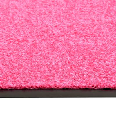 vidaXL Ovimatto pestävä pinkki 90x150 cm