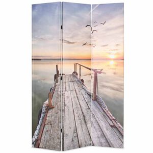 vidaXL Taitettava tilanjakaja 120x170 cm j&auml;rvi