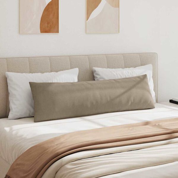 vidaXL Sohvatyynyt 2 pcs Harmaanruskea 145 x 40 cm kangas