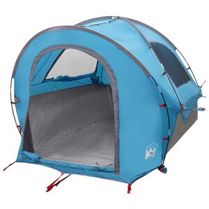 vidaXL Auto Teltta Sininen 200 x 170 x 170 cm Polyesteri ja ter&auml;s