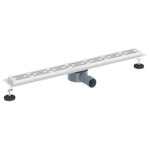 vidaXL Suihkukaivo lasikannella ja 360&deg; syphonilla Hopea 80 cm