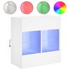 vidaXL TV-sein&auml;kaappi LED-valoilla valkoinen 58,5x30x60,5 cm
