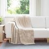 vidaXL Heittoviltti Beige 130 x 150 cm Fleese