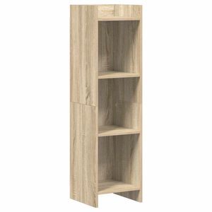 vidaXL Kirjahylly Sonoma-tammi 30 x 30 x 111 cm Tekninen puu