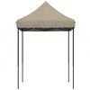 vidaXL Taitettava pop-up juhlateltta taupe 200x200x306 cm