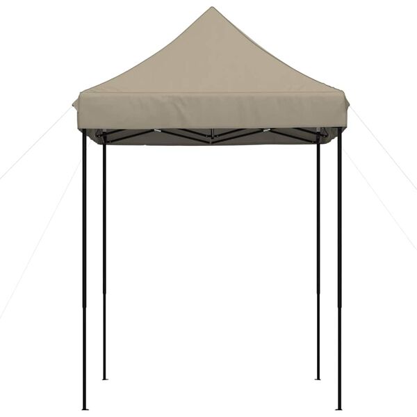 vidaXL Taitettava pop-up juhlateltta taupe 200x200x306 cm