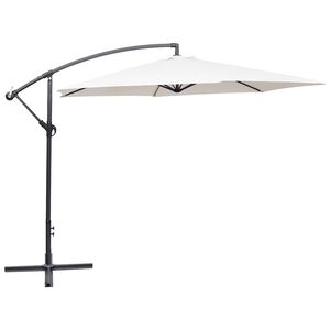 vidaXL Aurinkovarjo cantilever 3 m hiekanvalkoinen