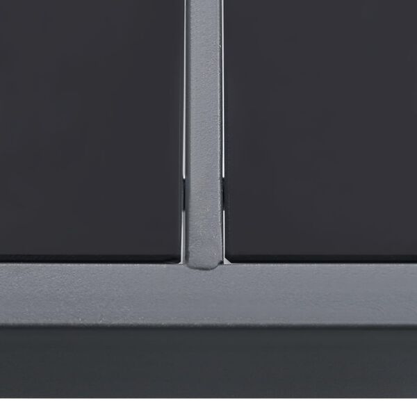 vidaXL Ulkoruokapöytä antrasiitti 150x90x74 cm teräs