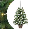 vidaXL Tekojoulukuusi 150 LED-valoilla Vihre&auml; 75 cm PE ja PVC