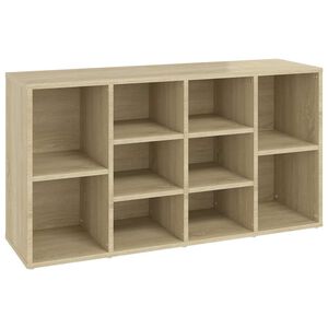 vidaXL Kenkien s&auml;ilytyspenkki Sonoma-tammi 103x30x55 cm tekninen puu
