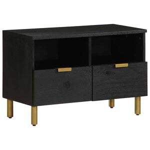vidaXL TV-taso musta 70x33x46 cm tekninen puu
