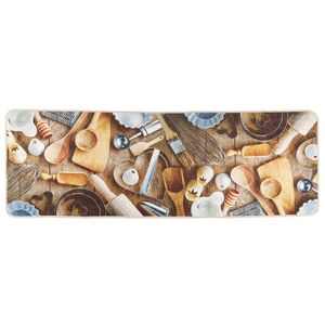 vidaXL Keitti&ouml;matto moniv&auml;rinen 60x180 cm pest&auml;v&auml; liukumaton