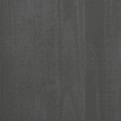 vidaXL Sivupöytä HAMAR tummanharmaa 113x40x80 cm täysi mänty
