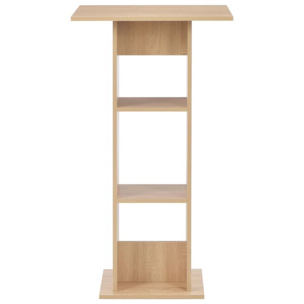 vidaXL Baarip&ouml;yt&auml; tammi 60x60x110 cm