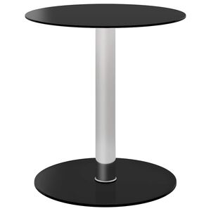 vidaXL Sohvap&ouml;yt&auml; musta 40 cm karkaistu lasi
